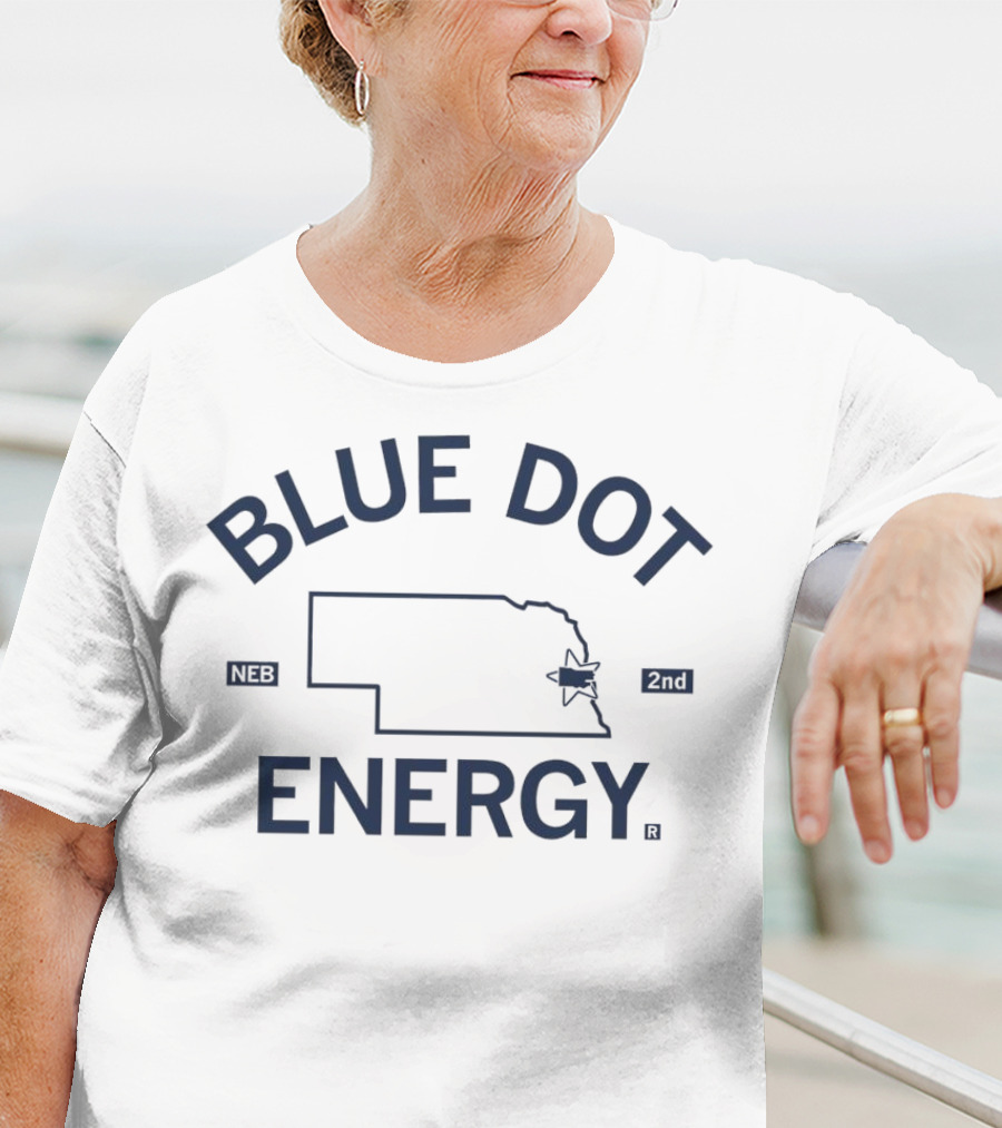 Blue Dot Energy Nebraska Neb 3rd State T-Shirt