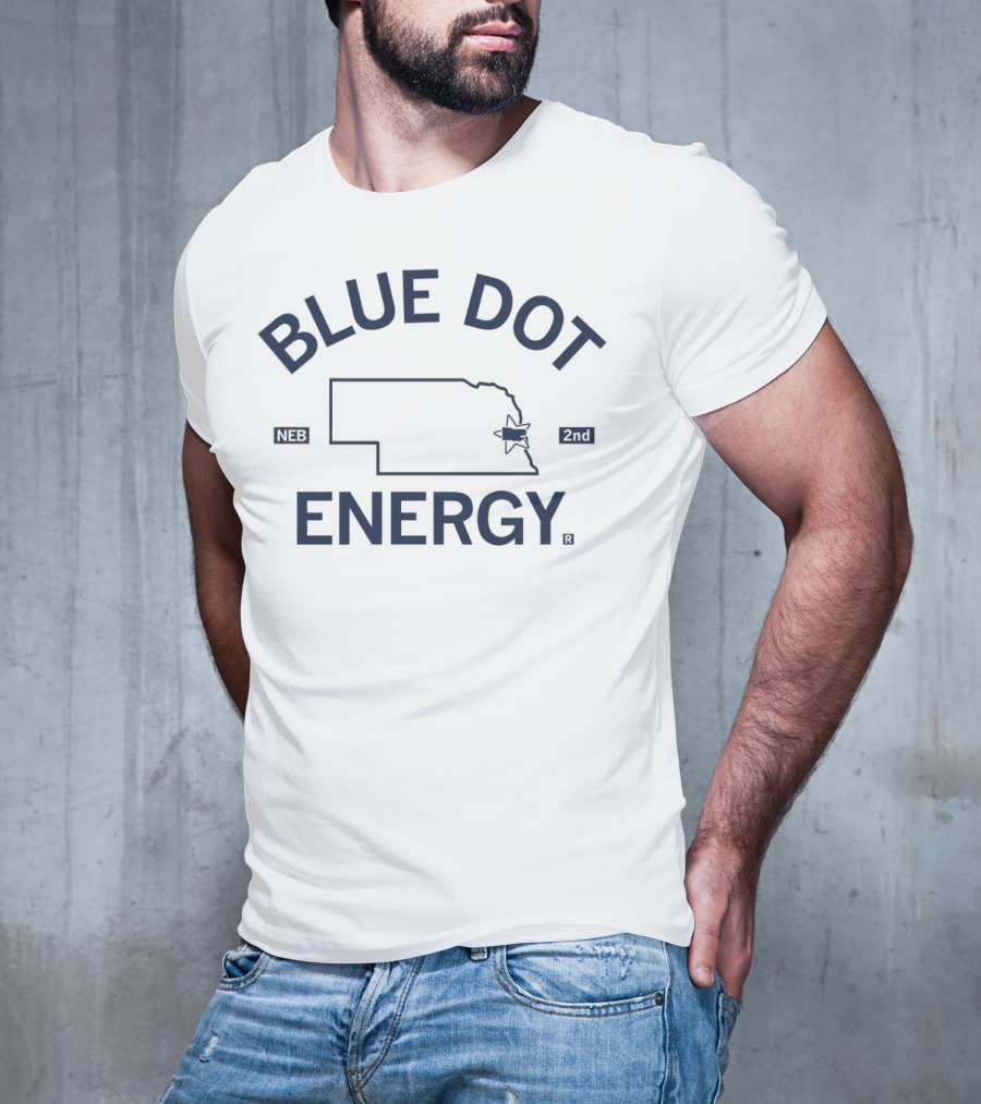 Blue Dot Energy Nebraska Neb 3rd State T-Shirt