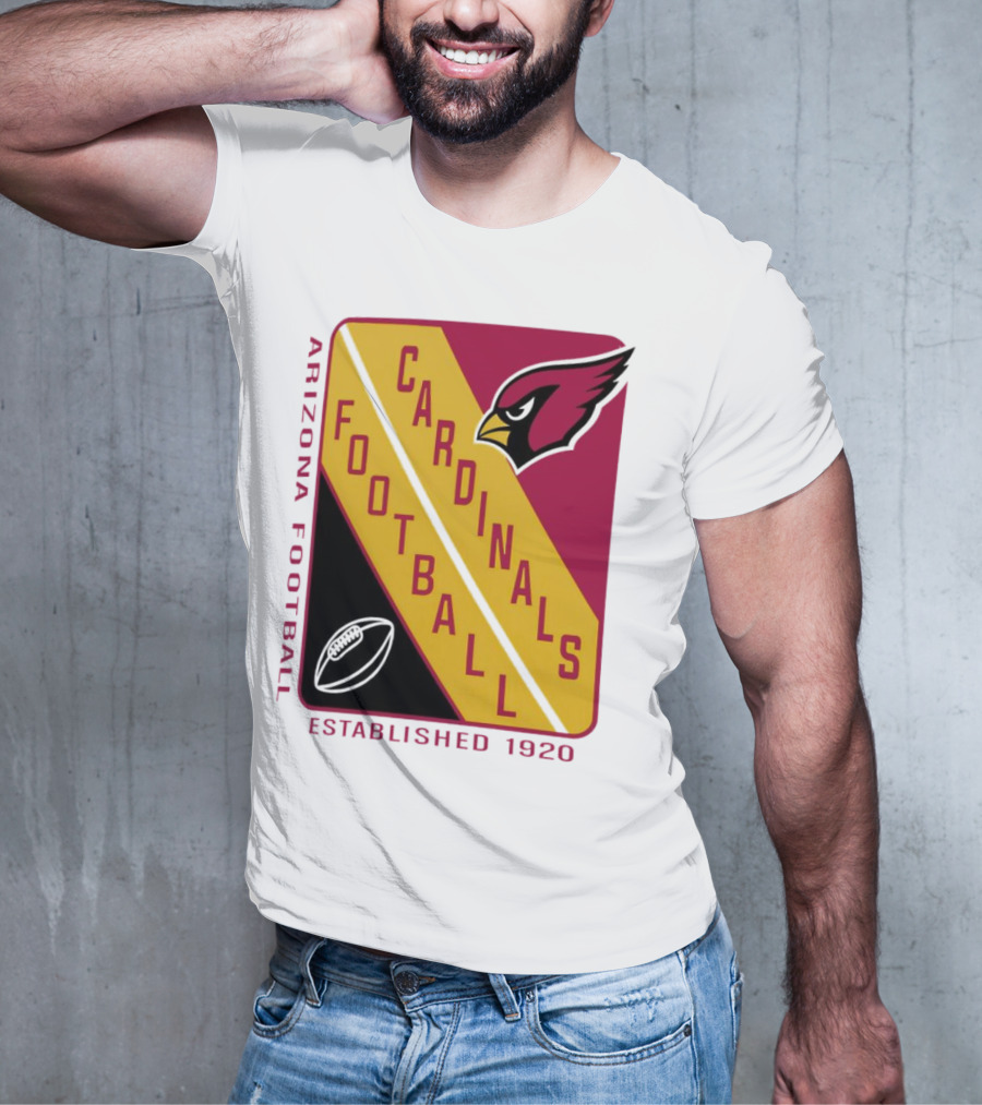 Arizona Cardinals Football Established 1920 Starter Shield T-Shirt
