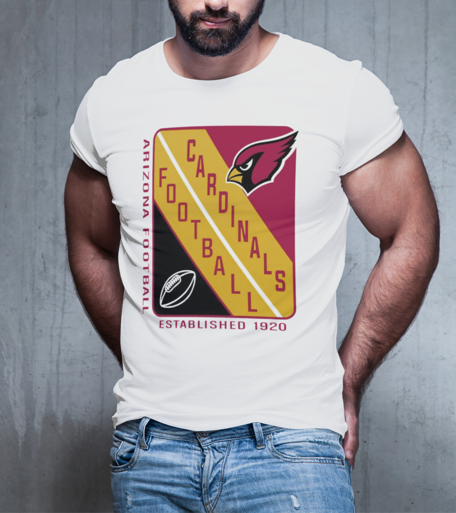 Arizona Cardinals Football Established 1920 Starter Shield T-Shirt