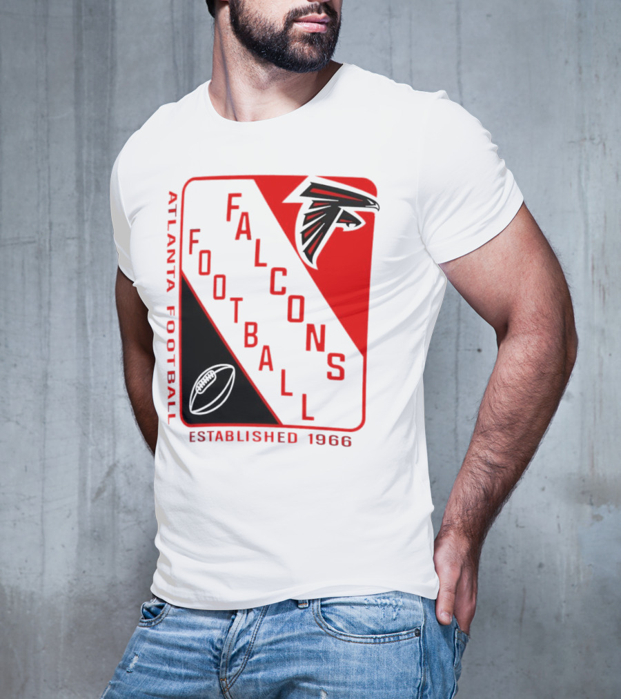 Atlanta Falcons Football Established 1966 Shield T-Shirt