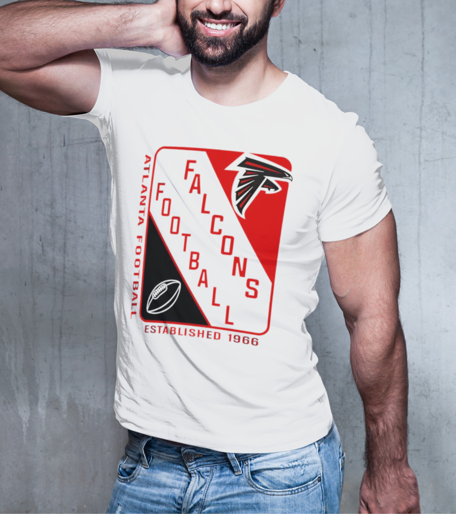 Atlanta Falcons Football Established 1966 Shield T-Shirt
