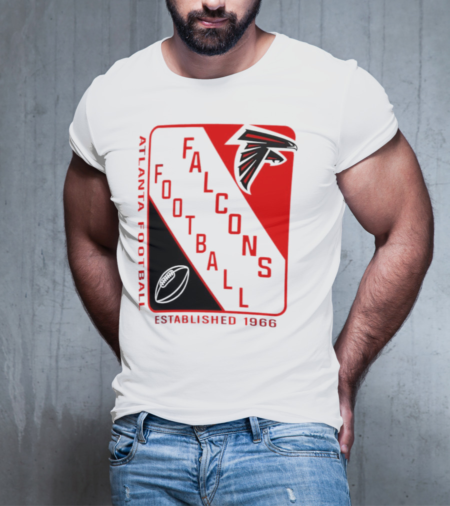 Atlanta Falcons Football Established 1966 Shield T-Shirt