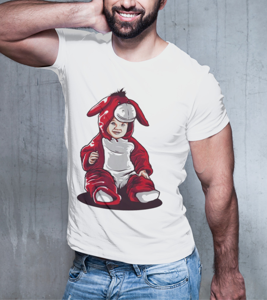 Baby Wear Horse Clothes In Red Costume T-Shirt