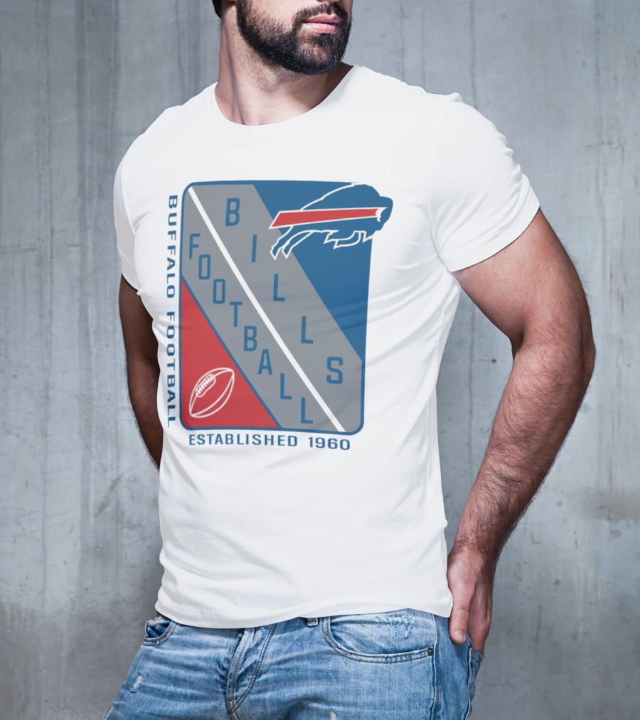 Buffalo Bills Football Established 1960 Shield T-Shirt