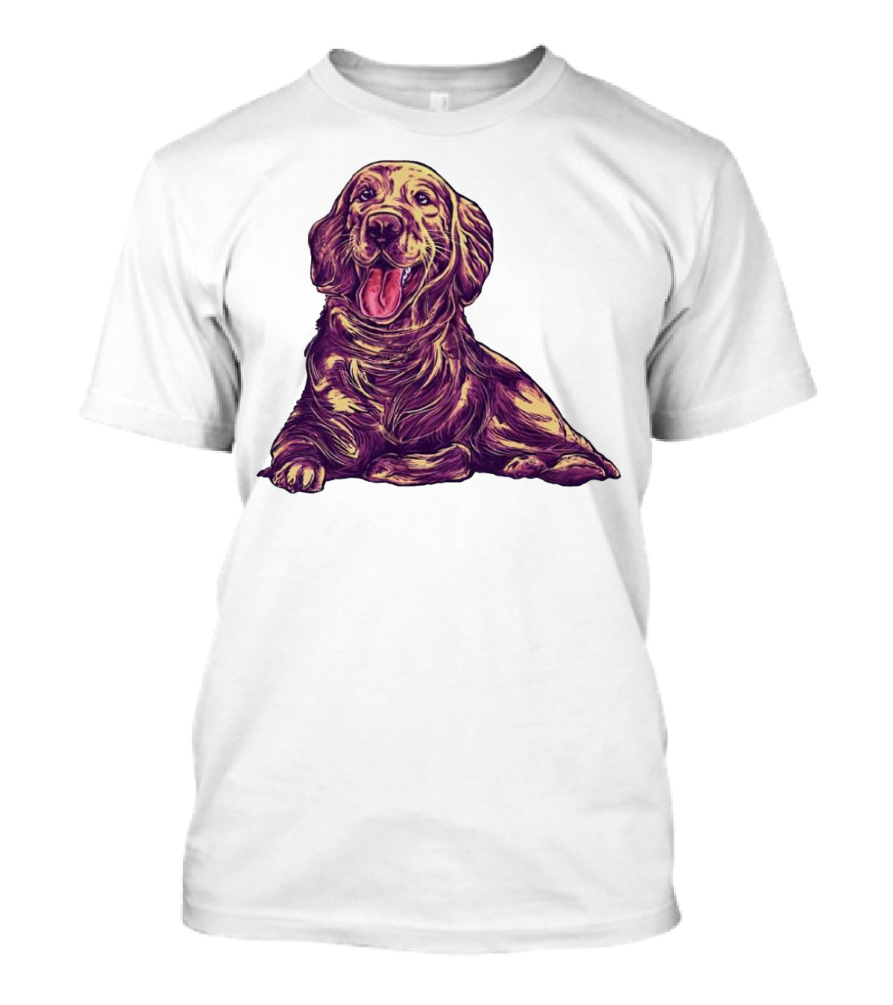 Golden Retriever Cute Dog T-Shirt