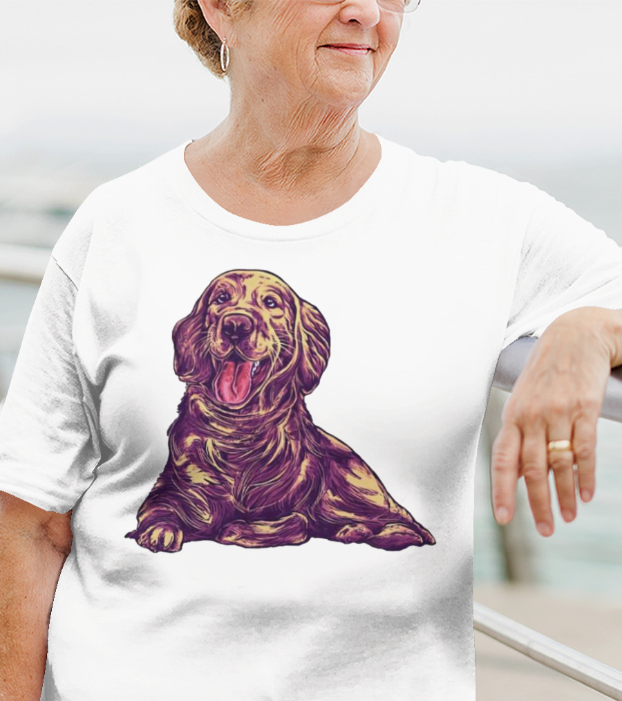 Golden Retriever Cute Dog T-Shirt
