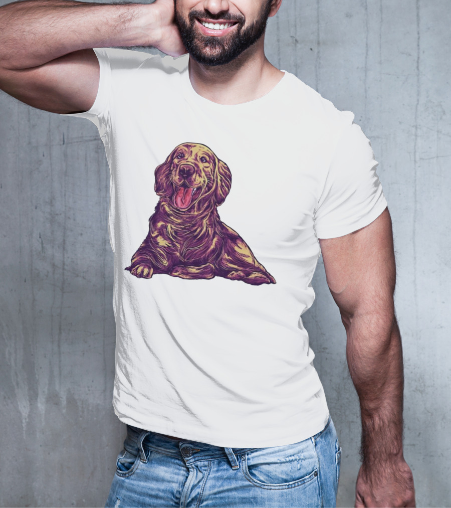 Golden Retriever Cute Dog T-Shirt