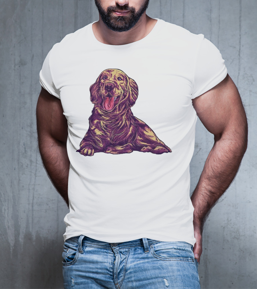 Golden Retriever Cute Dog T-Shirt
