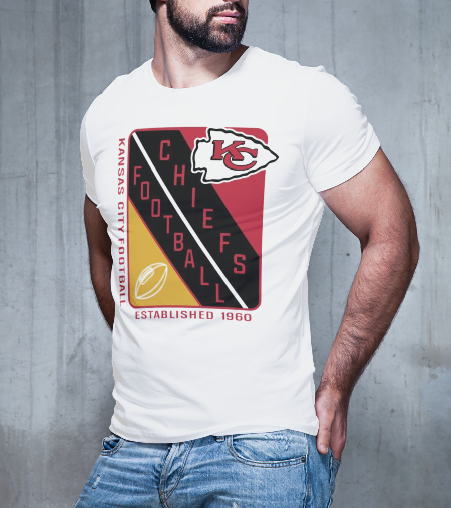 Kansas City Chiefs Football Established 1960 KC T-Shirt