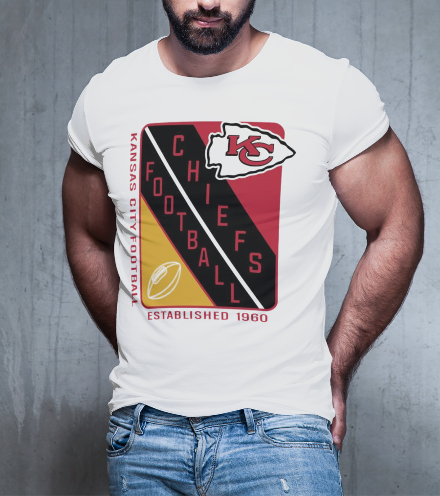 Kansas City Chiefs Football Established 1960 KC T-Shirt