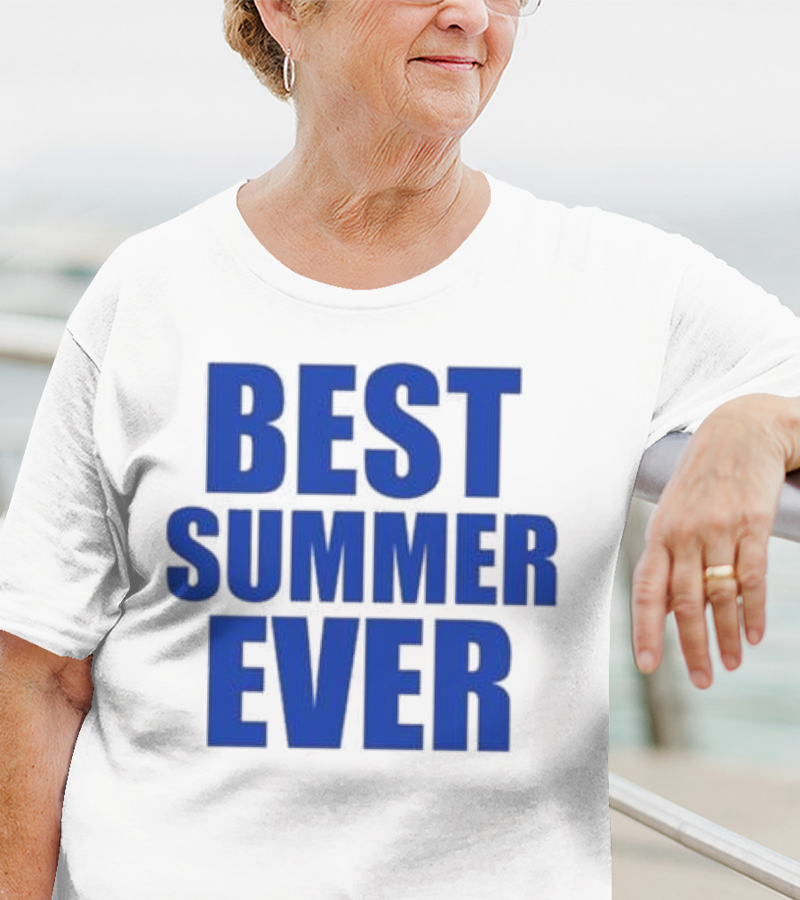 Best Summer Ever Natalie King Wearing Best Summer T-Shirt