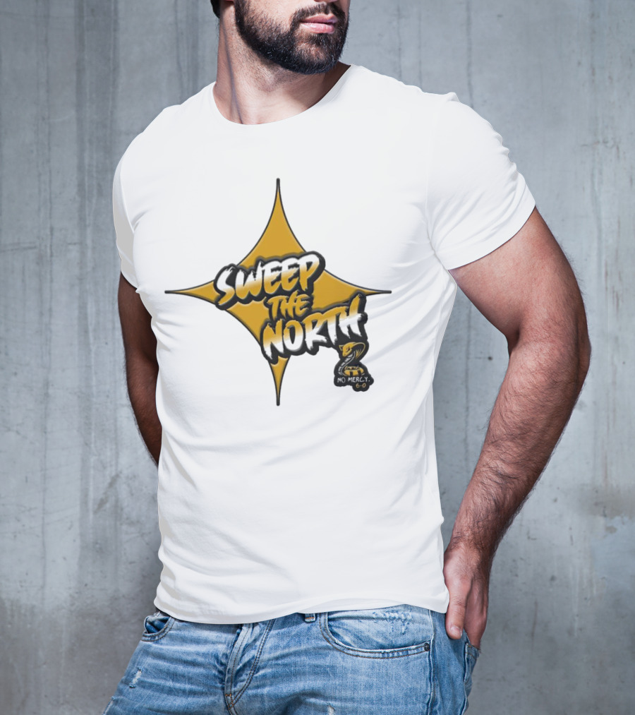 Pittsburgh Steelers Sweep The North 6-0 No Mercy Star T-Shirt