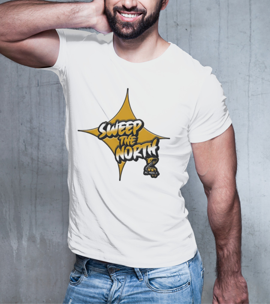 Pittsburgh Steelers Sweep The North 6-0 No Mercy Star T-Shirt