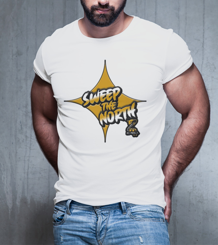 Pittsburgh Steelers Sweep The North 6-0 No Mercy Star T-Shirt