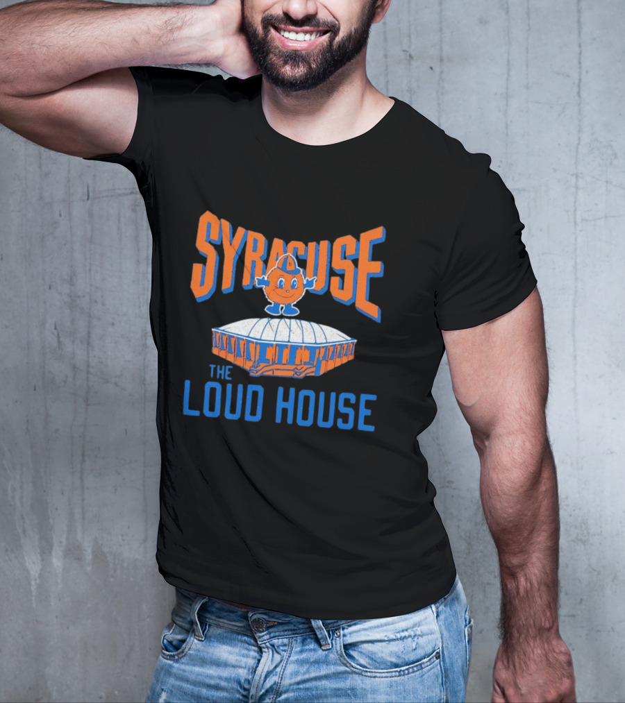 Syracuse Orange Otto The Mascot Loud House Stadium T-Shirt