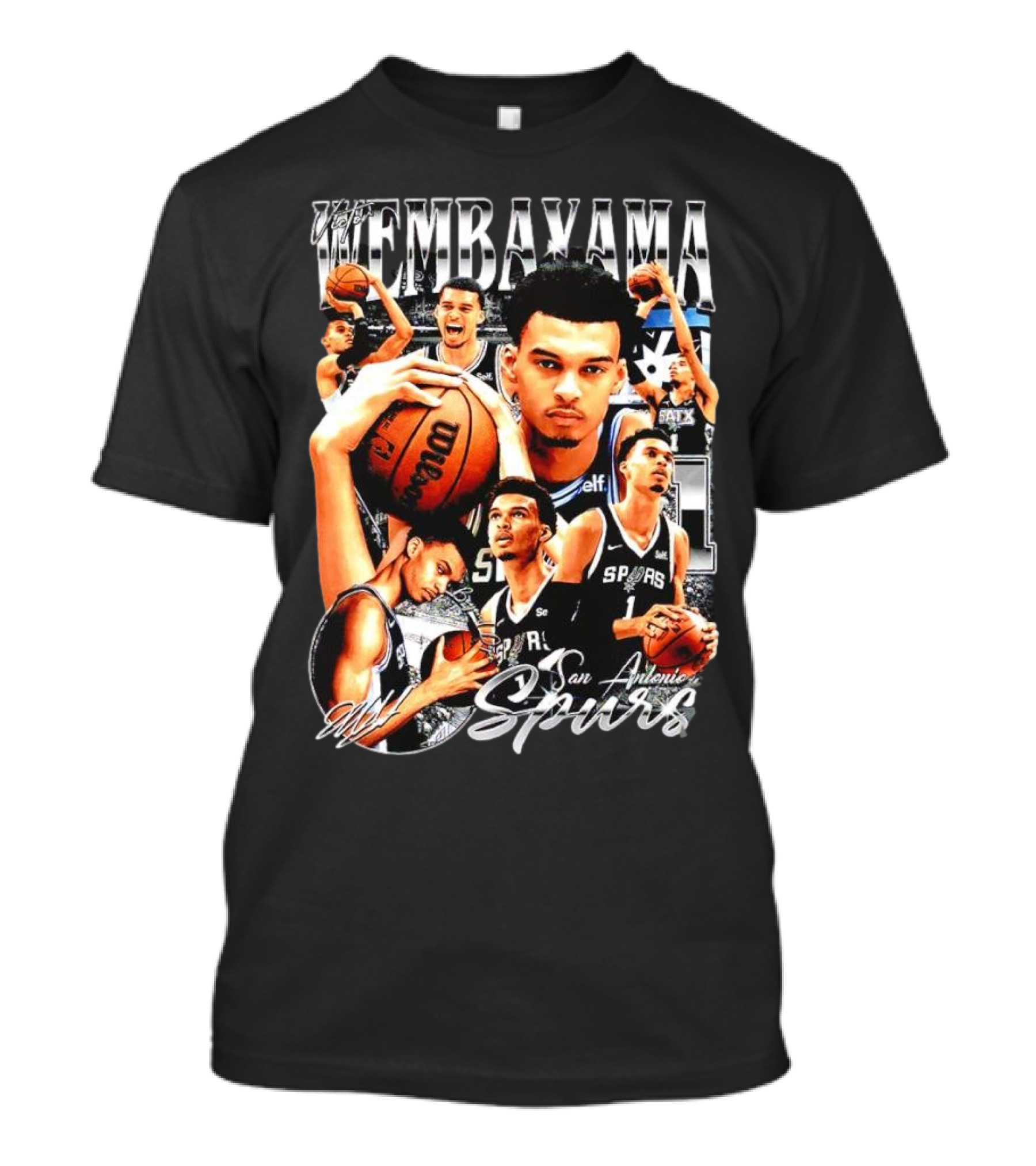 Wembanyama San Antonio Spurs 1 Basketball T-Shirt