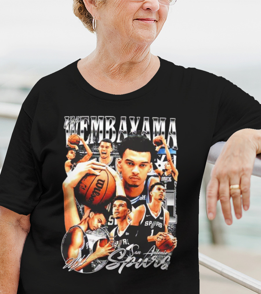 Wembanyama San Antonio Spurs 1 Basketball T-Shirt
