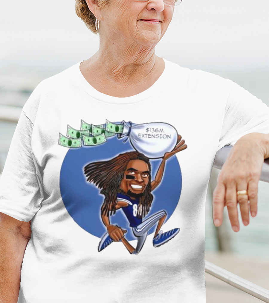 Ceedee Lamb Dallas Cowboys $136M Extension Cartoon T-Shirt