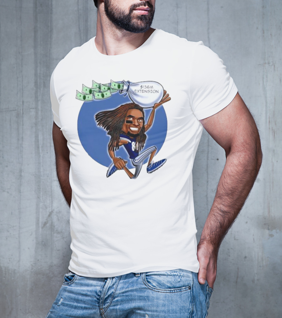 Ceedee Lamb Dallas Cowboys $136M Extension Cartoon T-Shirt