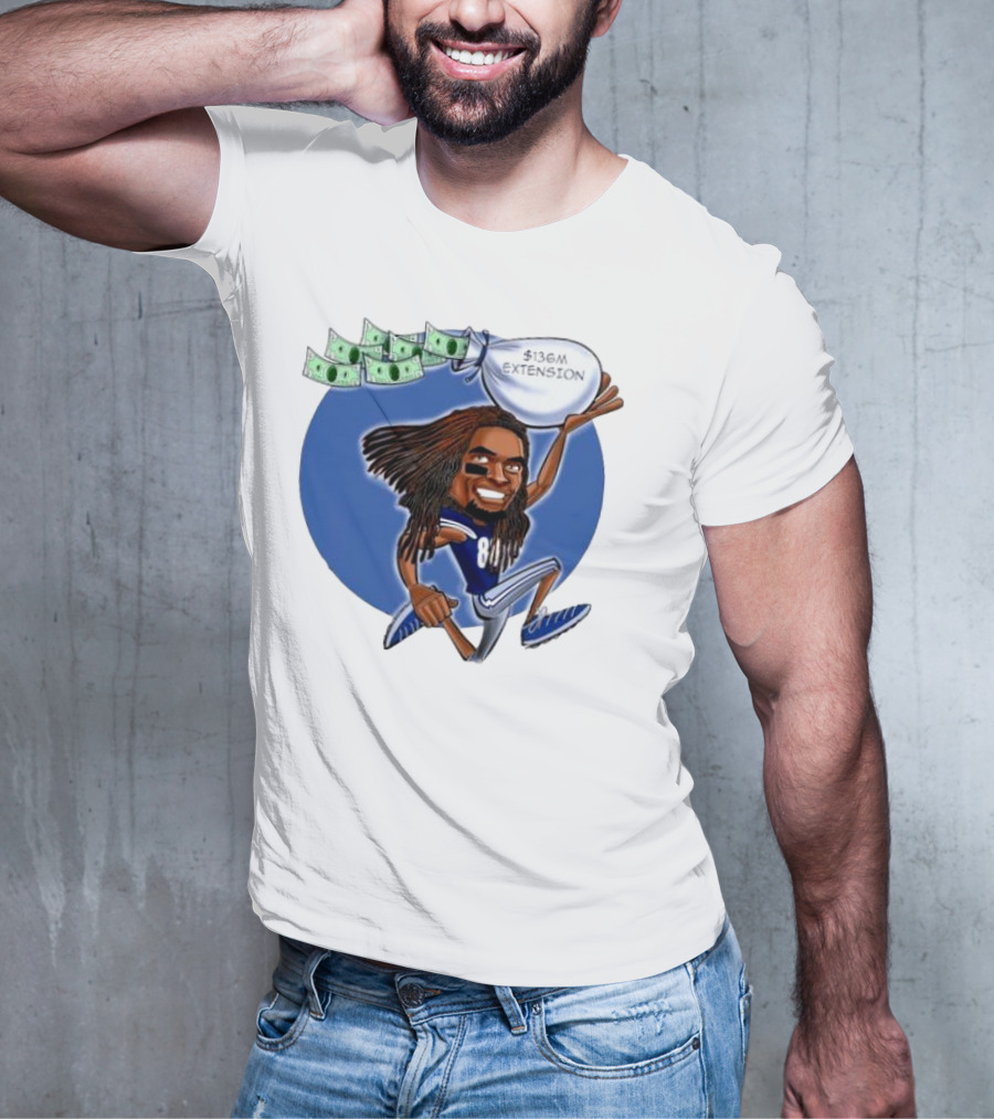 Ceedee Lamb Dallas Cowboys $136M Extension Cartoon T-Shirt