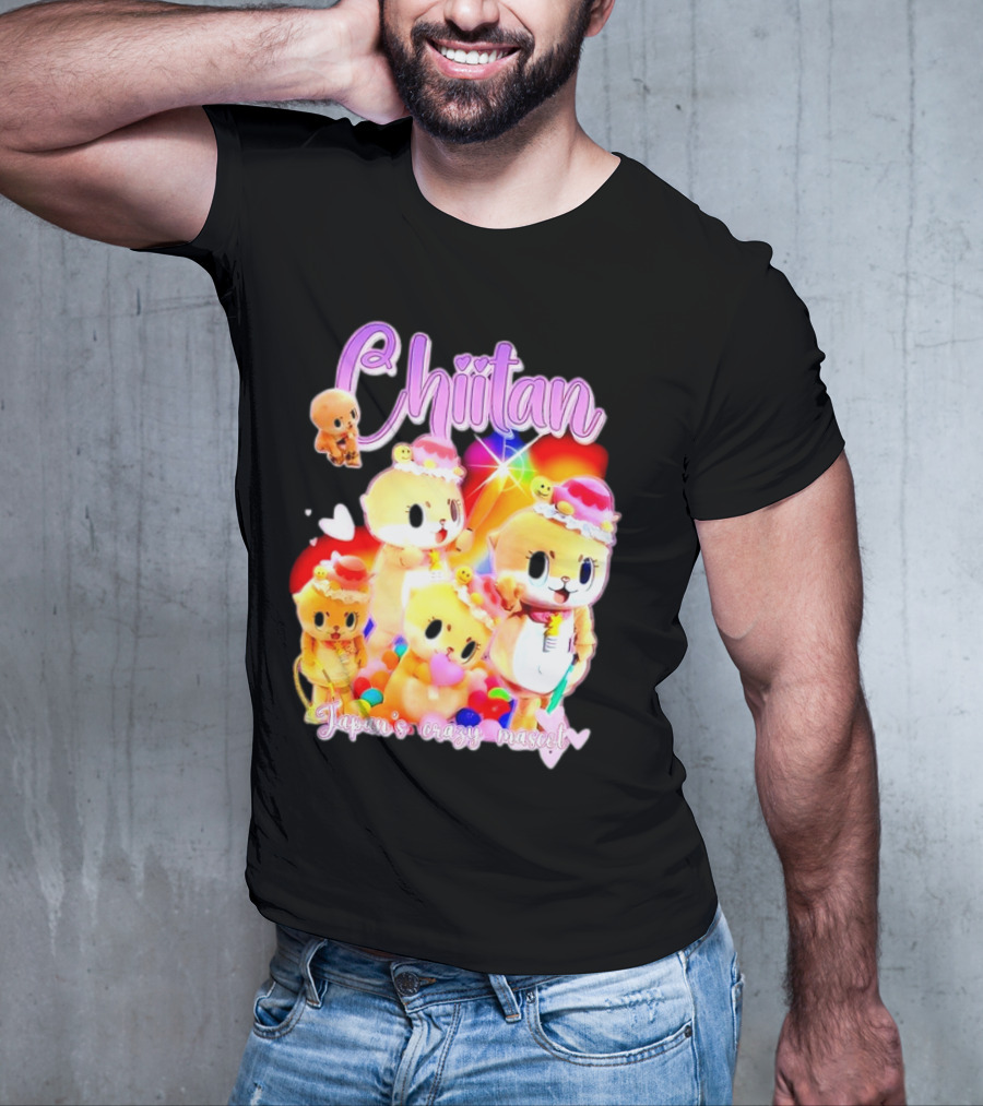 Chiitan Japan's Crazy Mascot Hinged Tweets T-Shirt