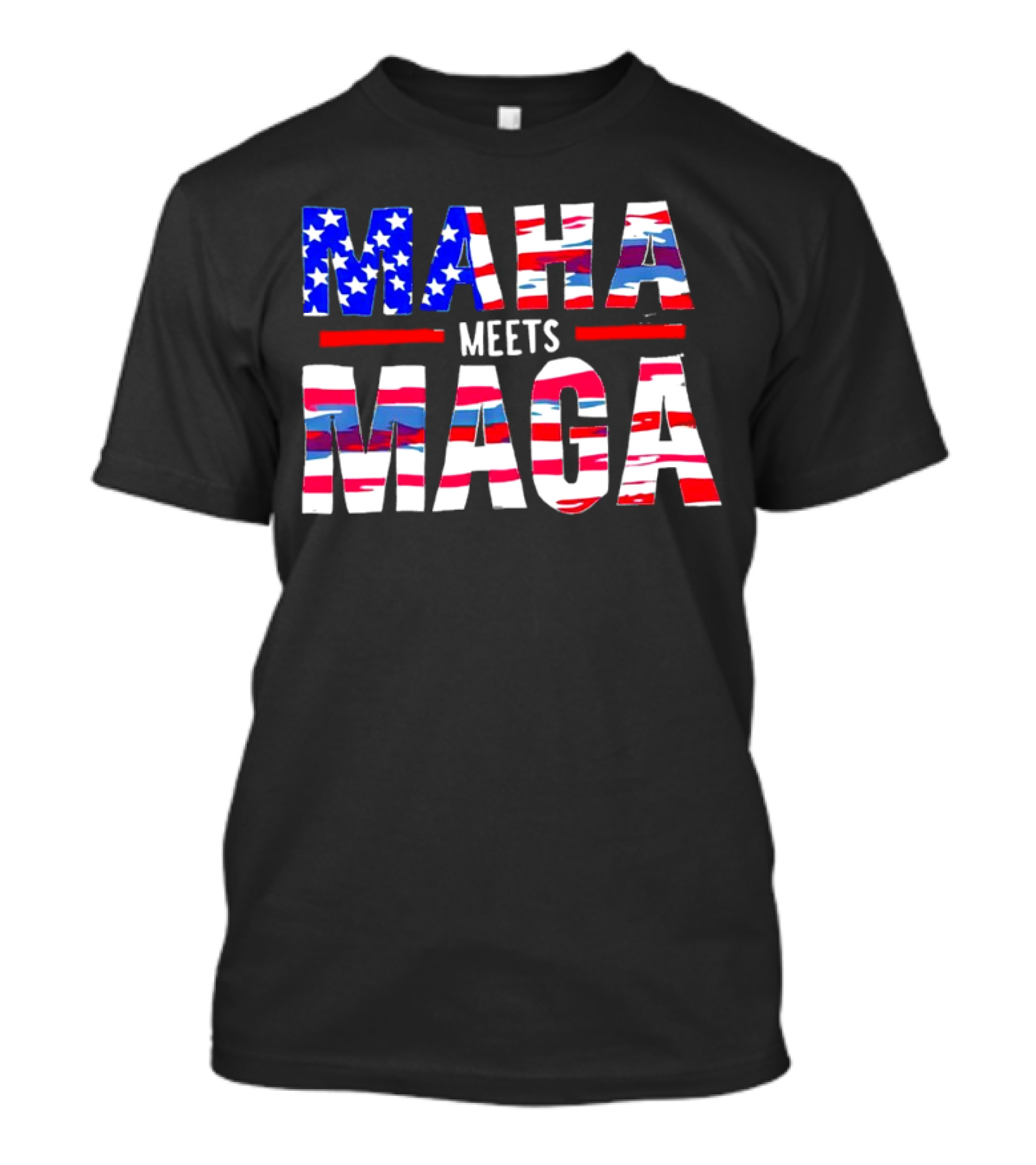 MAHA Meets MAGA US Flag T-Shirt