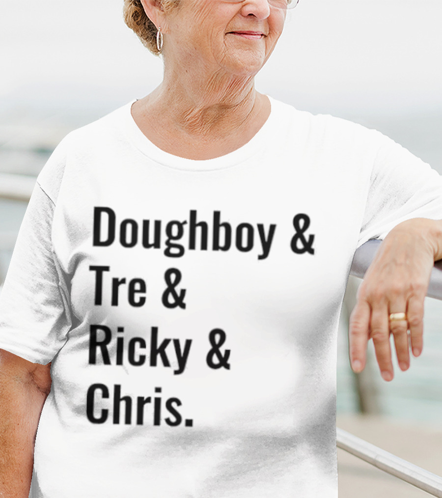 Doughboy Tre Ricky Chris Iconic Names T-Shirt
