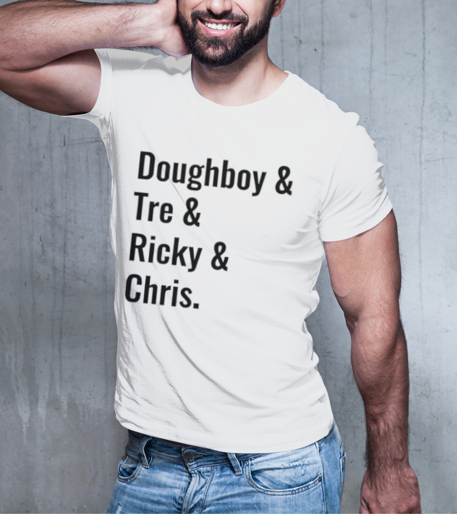 Doughboy Tre Ricky Chris Iconic Names T-Shirt
