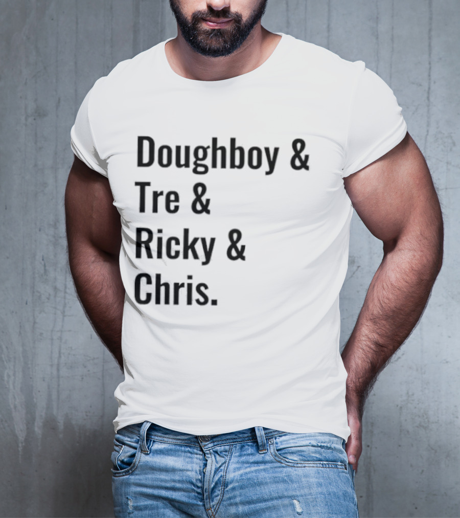 Doughboy Tre Ricky Chris Iconic Names T-Shirt
