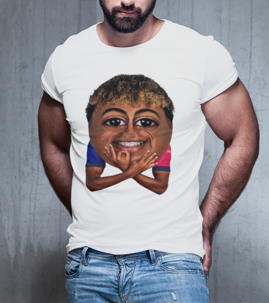 FC Barcelona Lamine Yamal Meme Big Head Funny Soccer Player T-Shirt