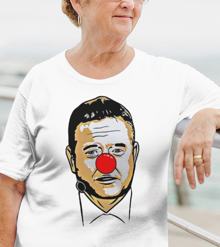Nolesunis Clown Kirk Is A Jerk Red Nose T-Shirt