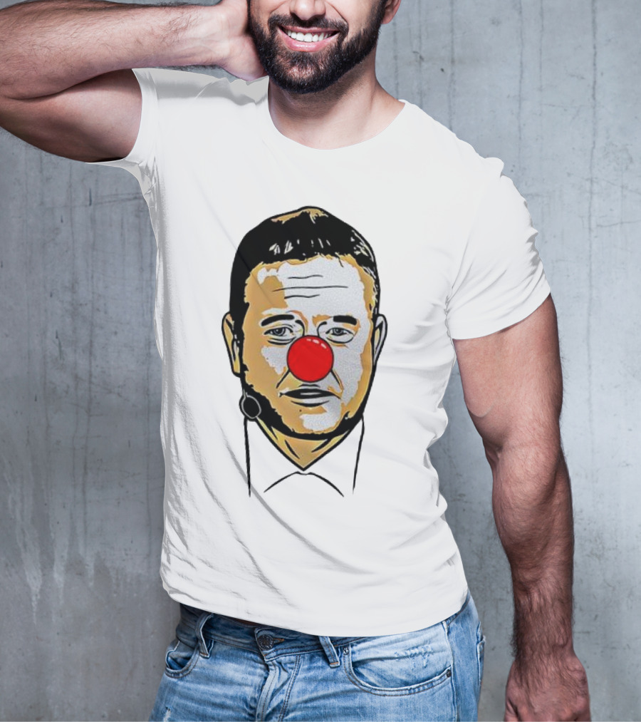 Nolesunis Clown Kirk Is A Jerk Red Nose T-Shirt