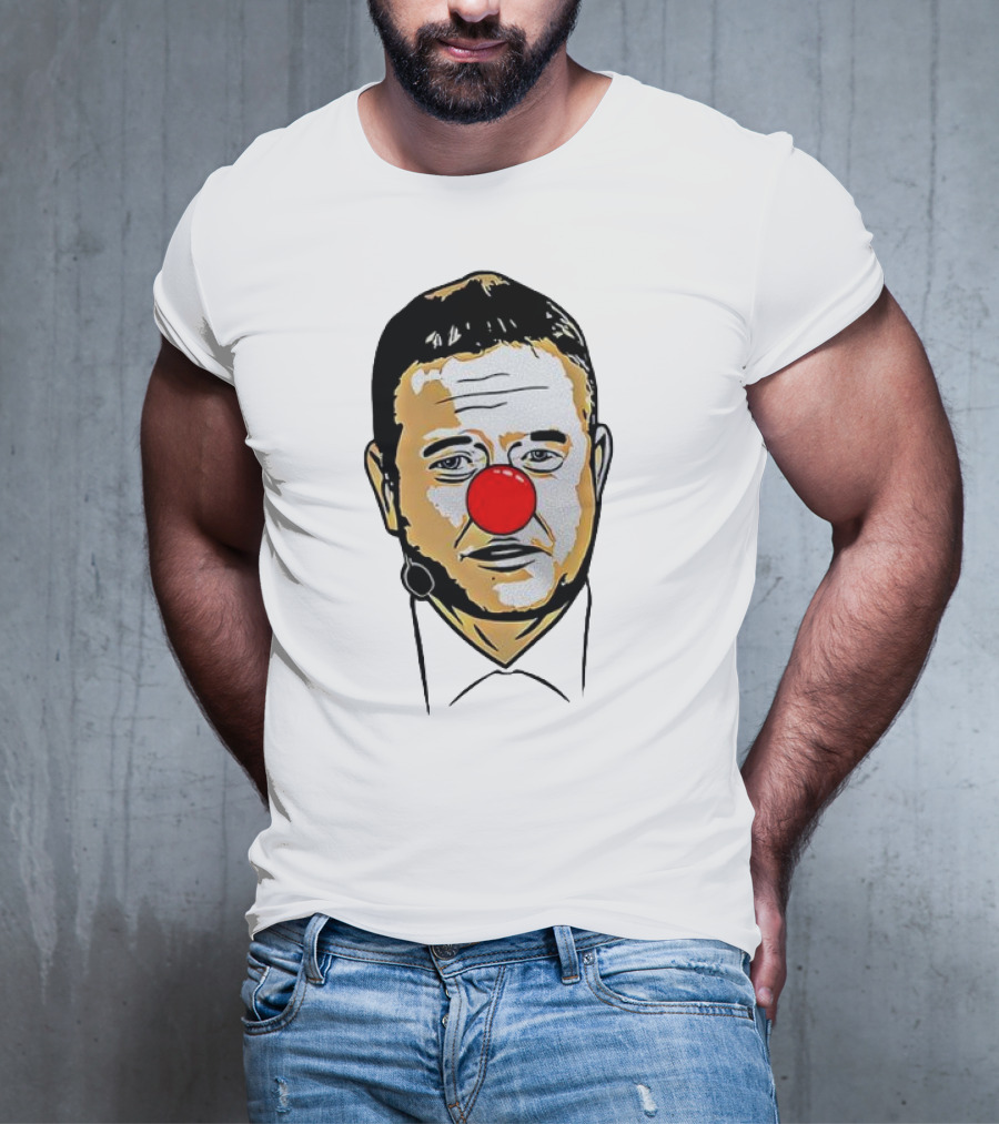 Nolesunis Clown Kirk Is A Jerk Red Nose T-Shirt