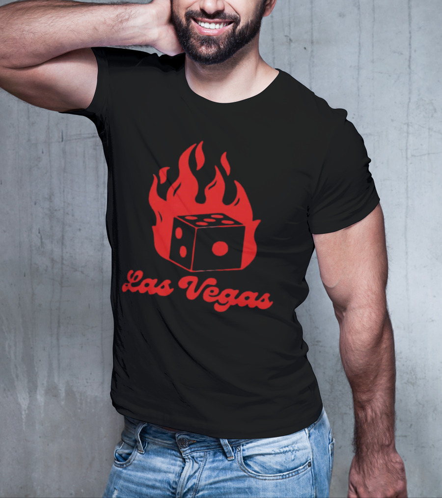 Las Vegas Dice On Fire T-Shirt