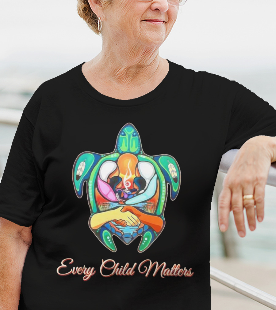 Every Child Matters Turtle Symbol Harmony T-Shirt