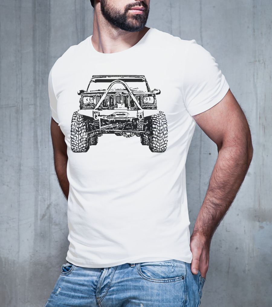 Cherokee XJ 2nd Gen Off Road Rally Dakar Jeep Adventure T-Shirt