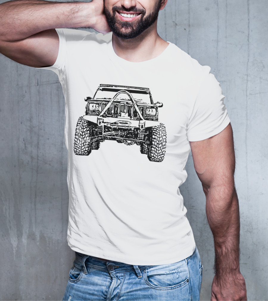 Cherokee XJ 2nd Gen Off Road Rally Dakar Jeep Adventure T-Shirt