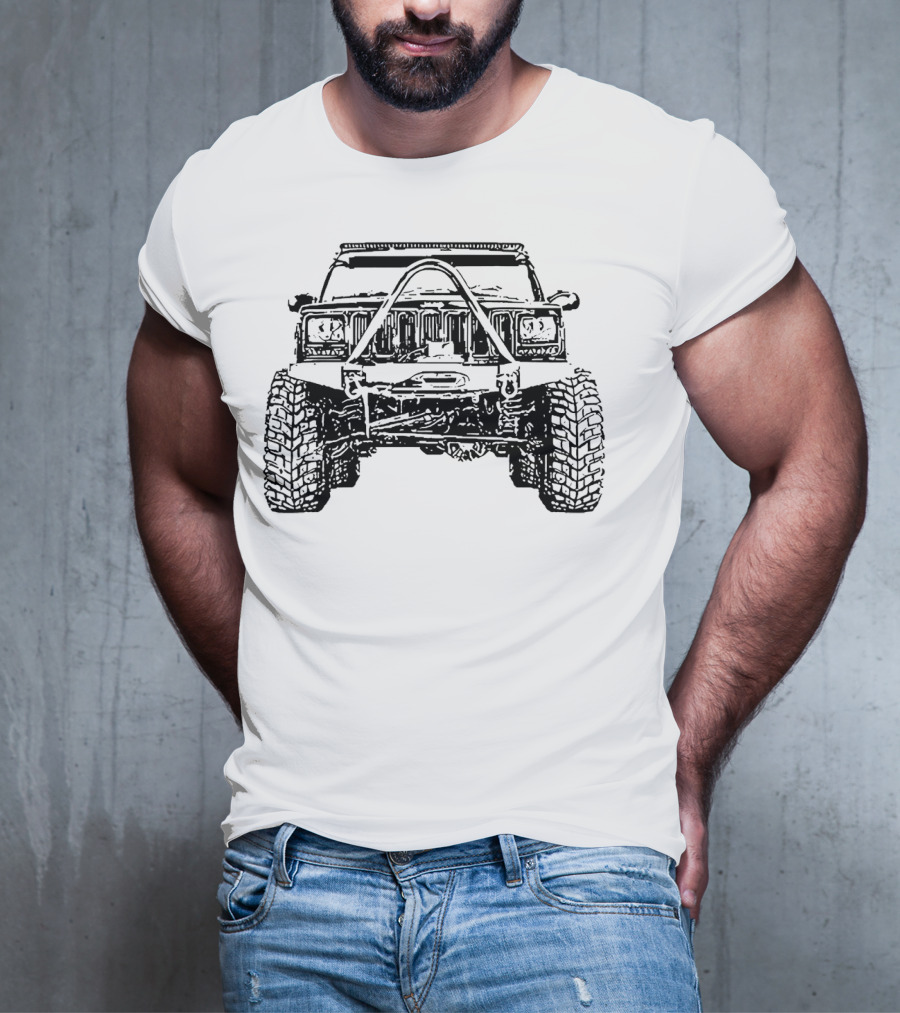 Cherokee XJ 2nd Gen Off Road Rally Dakar Jeep Adventure T-Shirt