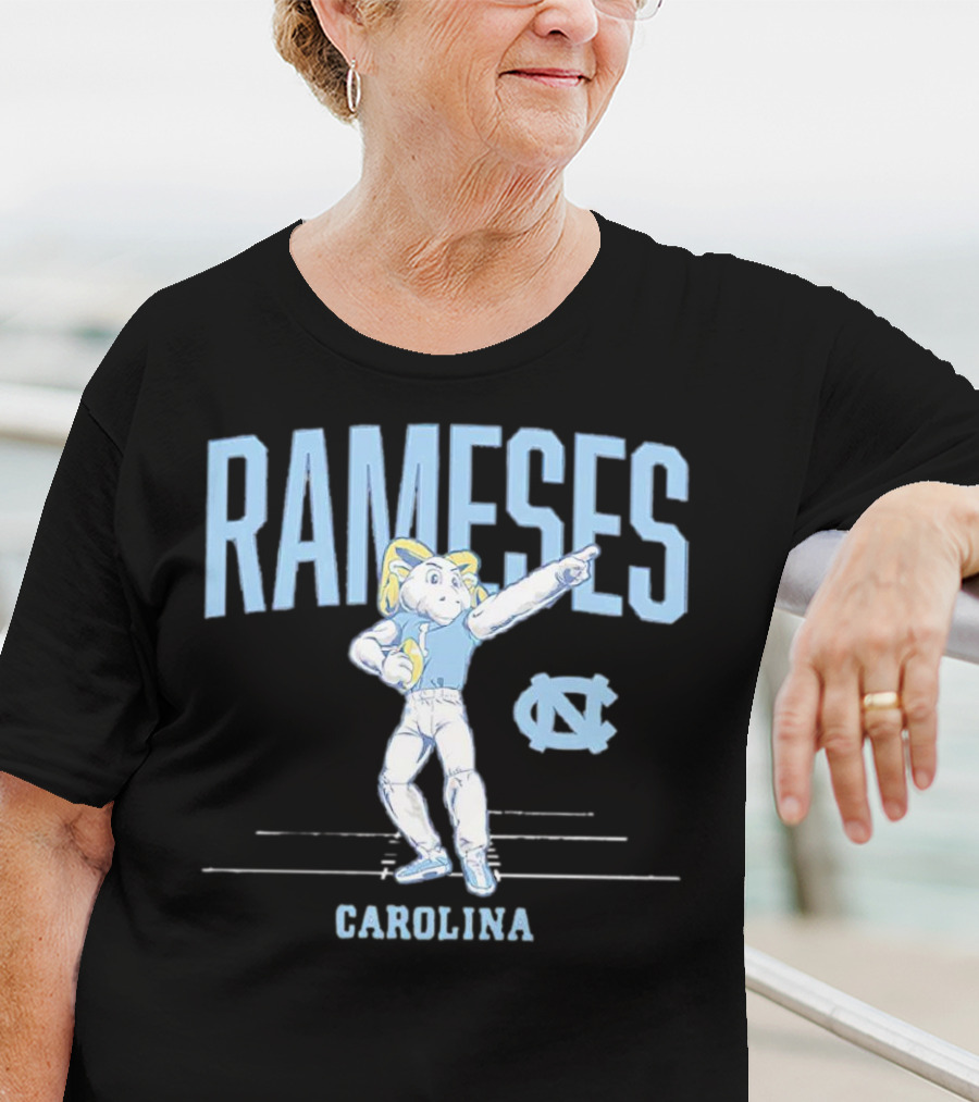 Rameses Carolina Tar Heels Football Mascot T-Shirt