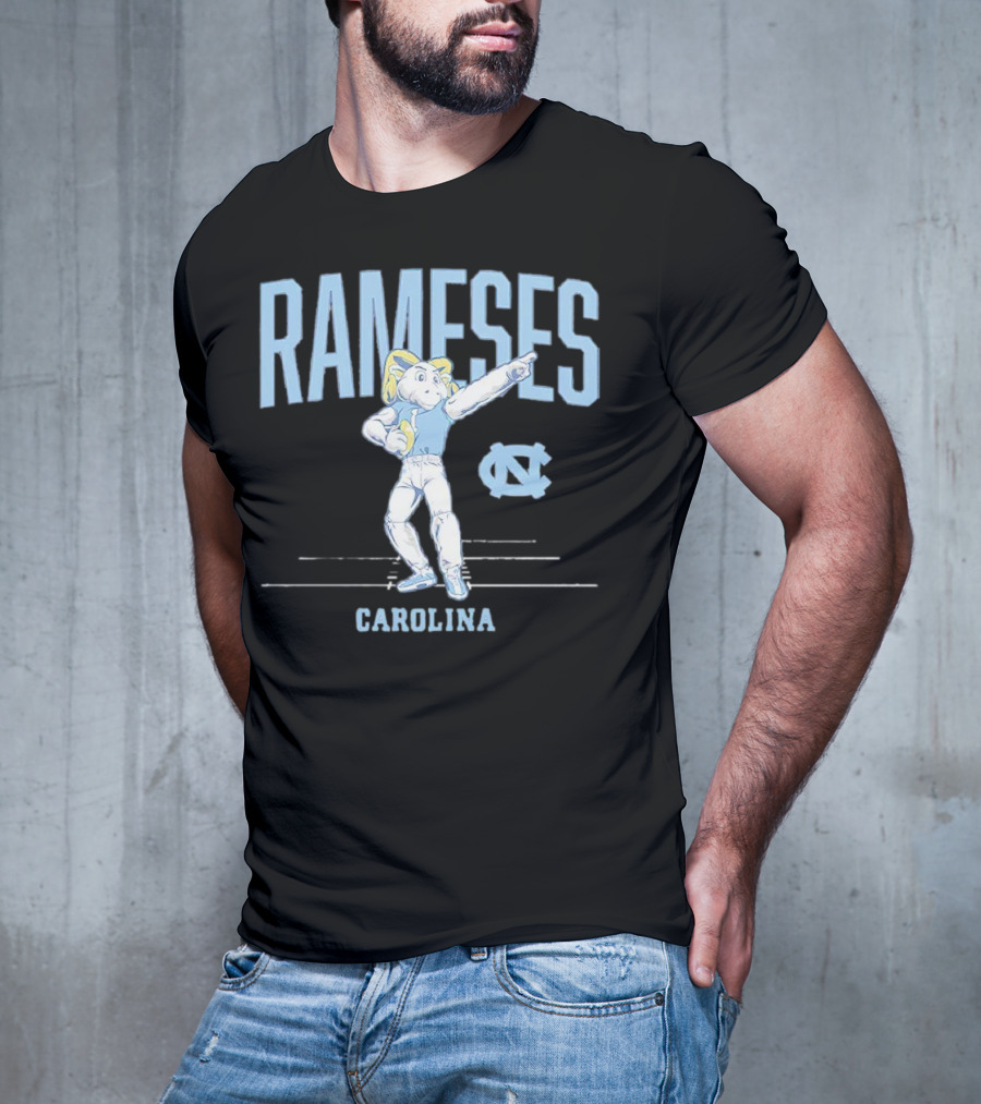 Rameses Carolina Tar Heels Football Mascot T-Shirt