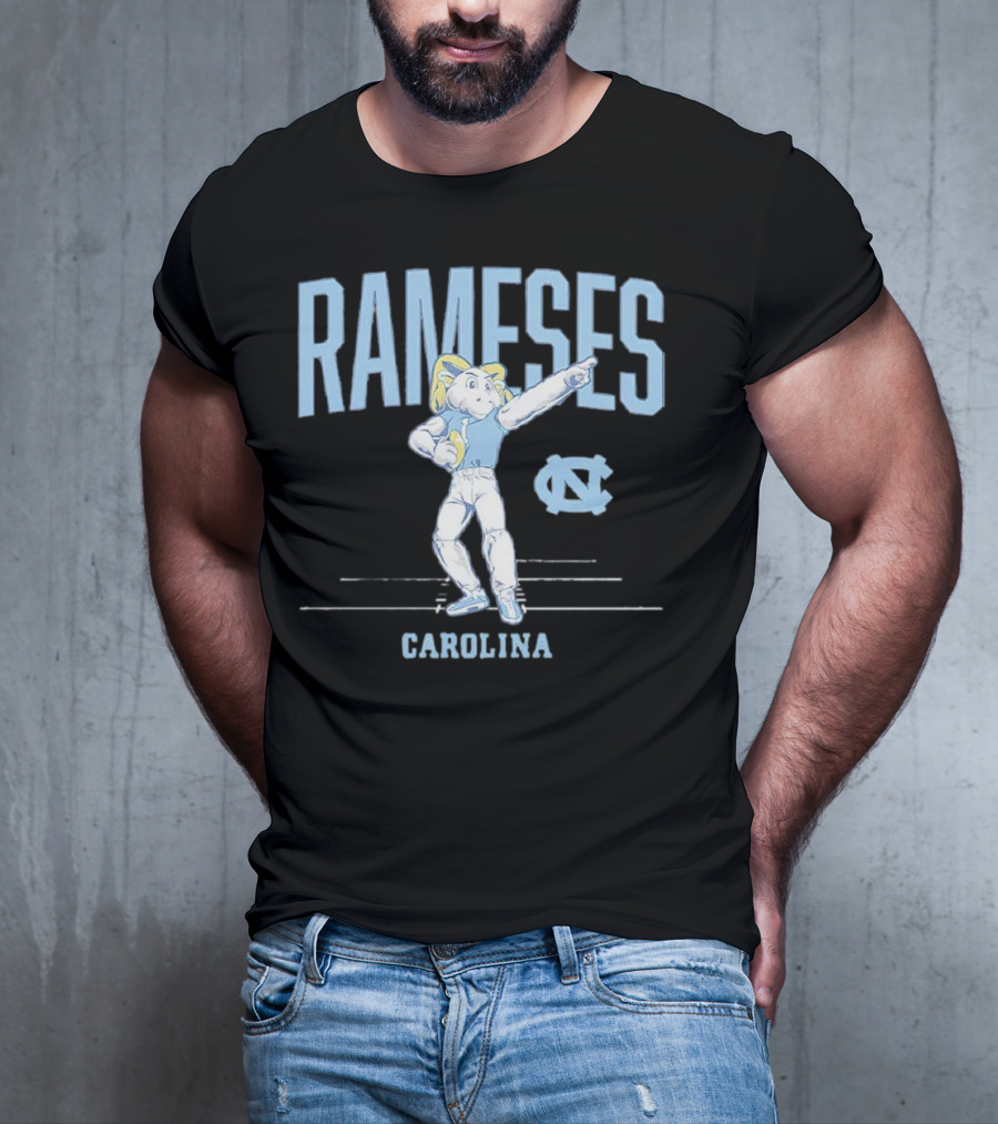 Rameses Carolina Tar Heels Football Mascot T-Shirt