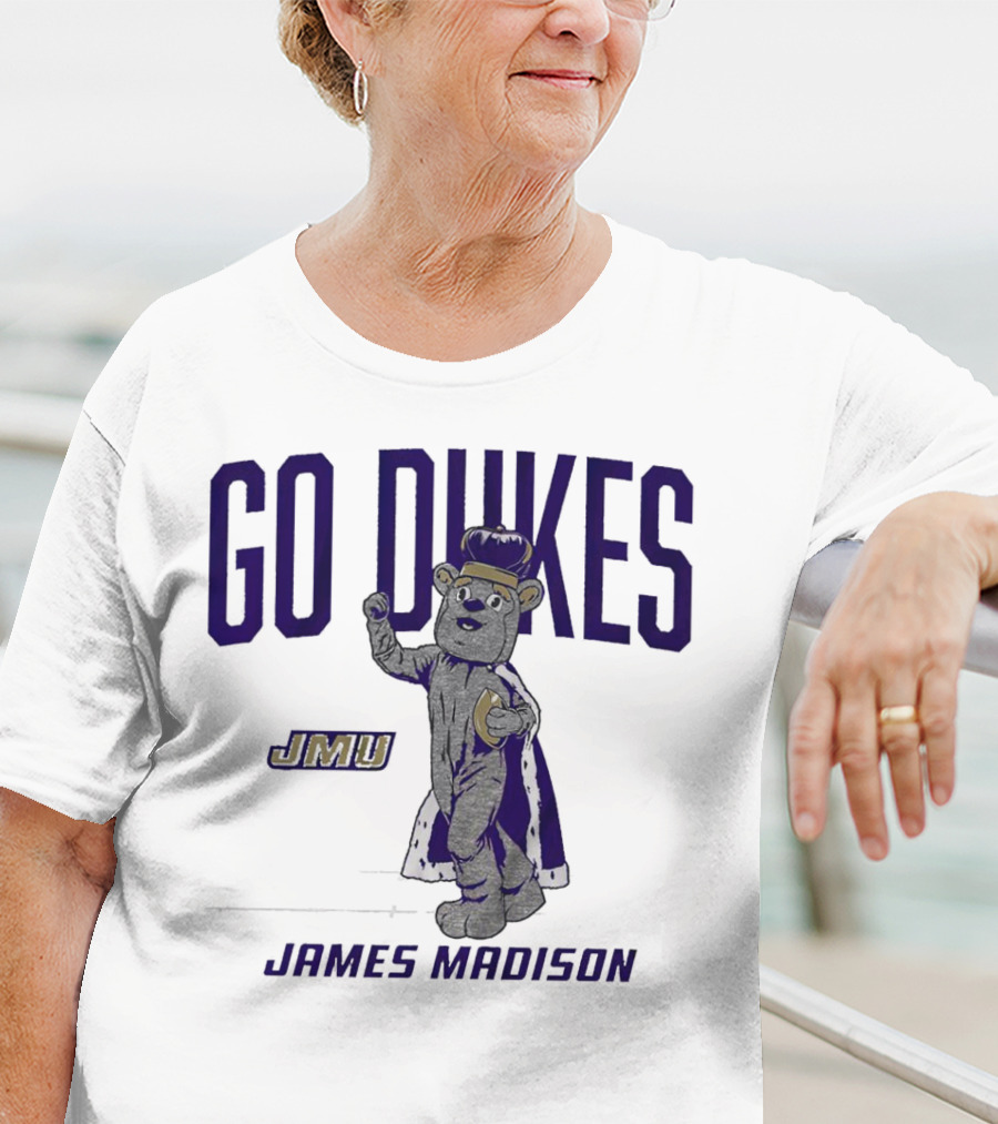 James Madison Dukes JMU Go Dukes Mascot T-Shirt