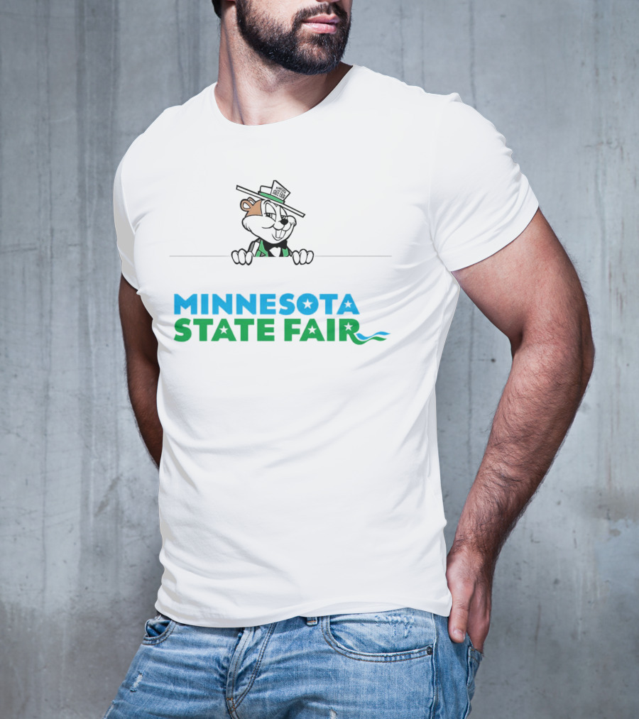 MINNESOTA STATE FAIR Gopher With Hat T-Shirt
