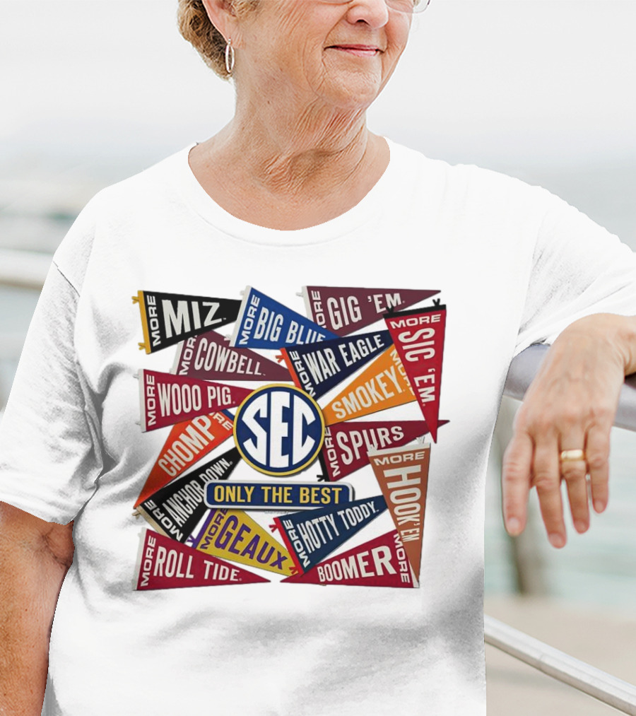 SEC Only The Best Mizzou Tigers More Pennants T-Shirt