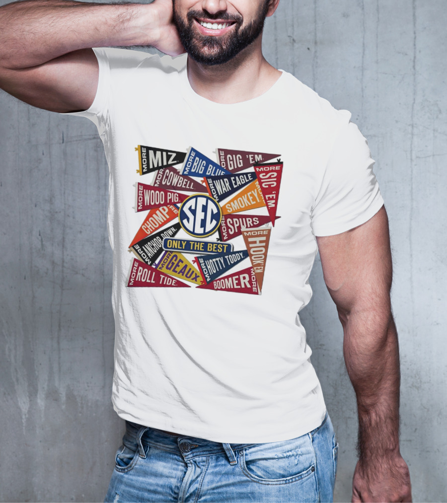 SEC Only The Best Mizzou Tigers More Pennants T-Shirt