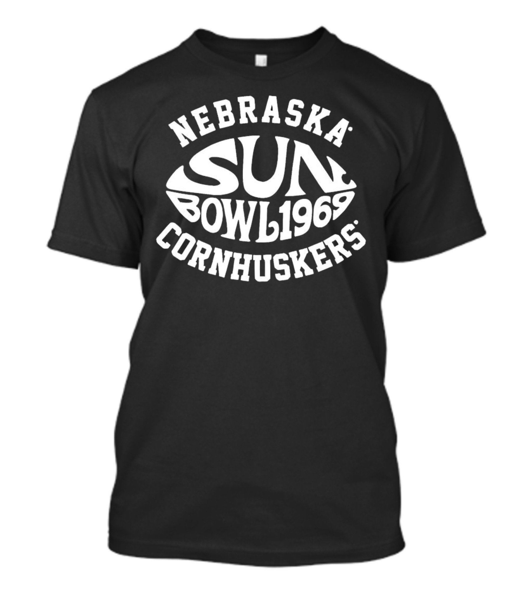 Nebraska Cornhuskers Sun Bowl 1969 Vintage Football T-Shirt