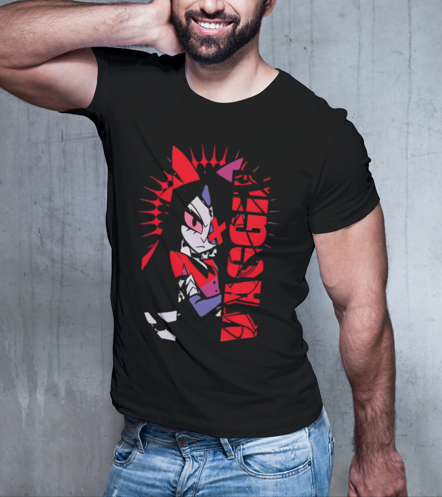 Vaggie Hazbin Hotel Edgy Character Art Concept T-Shirt