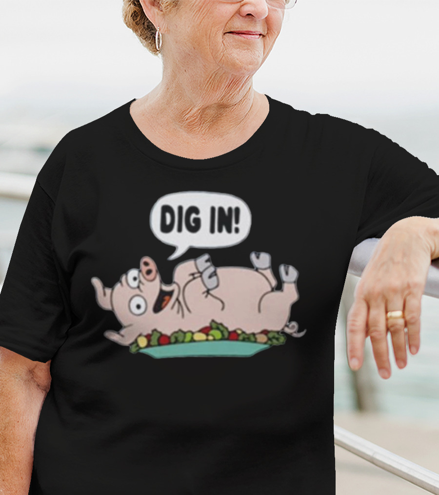 Homer The Simpsons Spider Pig Dig In T-Shirt