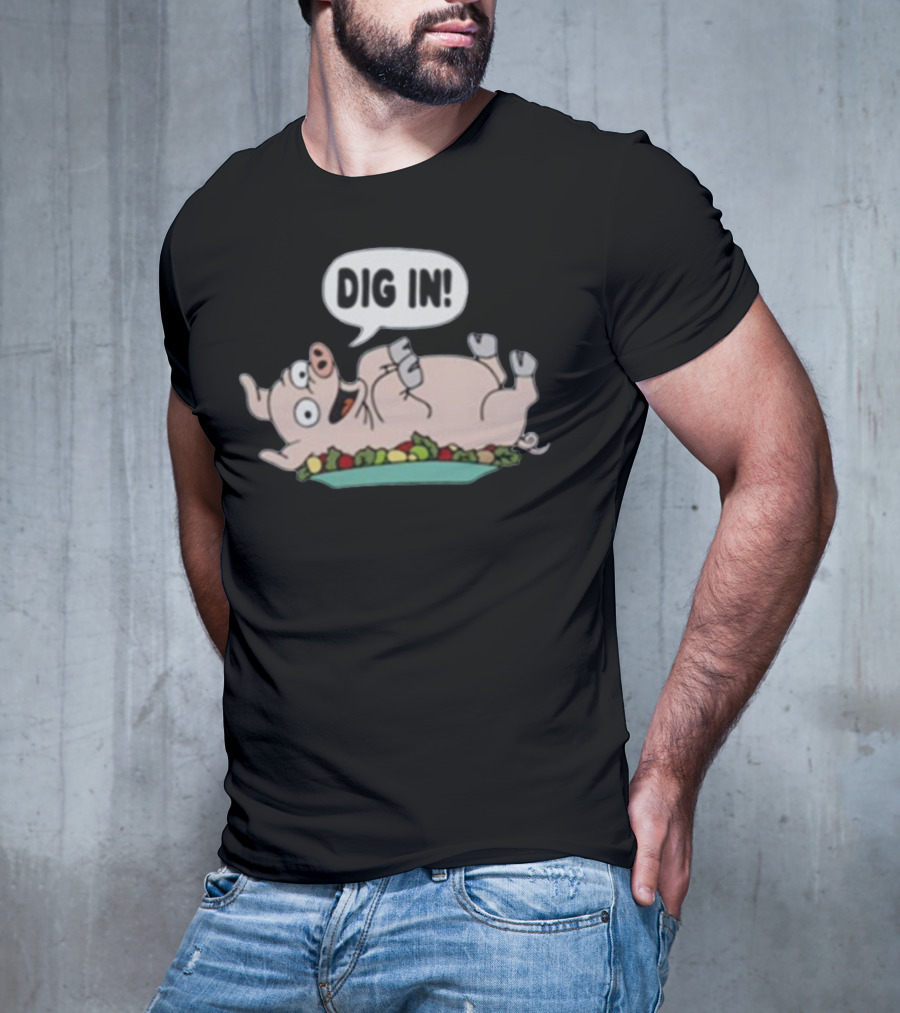 Homer The Simpsons Spider Pig Dig In T-Shirt